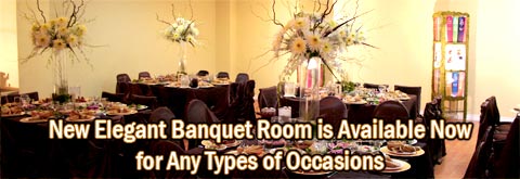 banquet room banner