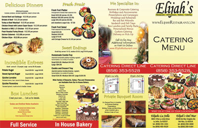 Catering Menu Page 2